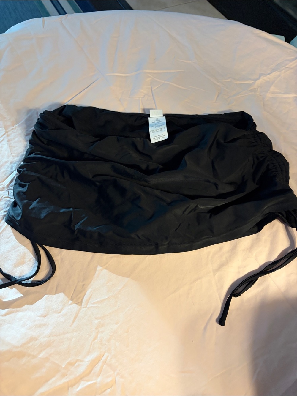 Island Escape Black Swim Skirt Cover-Up